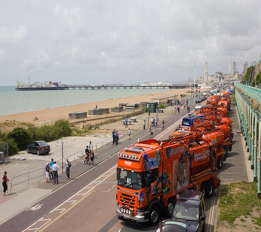 Hydro Cleansing professional fleet vehicle - fully equipped specialist tanker for liquid waste removal and drainage services in Croydon and London
